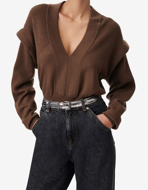 AZURA V-NECK SWEATER